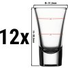 (12 sztuk) Kieliszek do likieru - SPECIALS - 60 ml - skalibrowany na 20 ml & 40 ml
