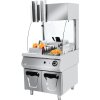 Elektryczny podgrzewacz do frytek do użytku komercyjnego – z szafką dolną – 800×900×1830 mm – 2,8 kW, 230 V