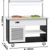 Wózek chłodniczy do bufetu  DANZIG - 1300 mm - dla 3x GN 1/1