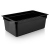 Pojemnik polipropylenowy GN 1/1 - czarny - wysokość 200mm