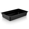 Pojemnik polipropylenowy GN 1/1 - czarny - wysokość 100mm