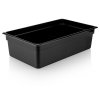 Pojemnik GN z poliwęglanu 1/1 - Czarny - Głębokość 150 mm