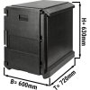 Porter Maxi - 128,1 litra | Thermobox | Pudełko izolowane | Pudełko styropianowe | Polibox | Pudełko do przechowywania ciepła
