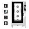 Piec konwekcyjno-parowy - Touch - 40x GN 1/1 lub 20x GN 2/1 - z systemem mycia - włącznie z wózkiem na tace