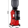 Młynek do kawy - czerwony - 2 kg - 356 W - 45 dB