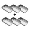 6x Pojemnik GN 1/1 - perforowany – Głębokość 100 mm