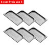 6x Pojemnik GN 1/3 - perforowany – Głębokość 20 mm
