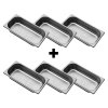 6x Pojemnik GN 1/3 - perforowany – Głębokość 65 mm