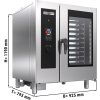 Piec konwekcyjno-parowy - Touch - 10x GN 1/1 - włącznie ze zintegrowanym bojlerem