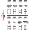 6x Pojemnik GN 1/2 – Głębokość 20 mm