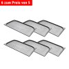 6x Pojemnik GN 1/1 - perforowany – Głębokość 20 mm
