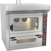 Piec konwekcyjno-parowy - Cyfrowy - Piec konwekcyjny piekarniczy - 4x EN 60x40 & Piec do pizzy - 7x Ø 25cm