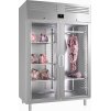 Dojrzewanie na sucho  szafa do dojrzewania mięsa 1,3 m - z 2 szklanymi drzwiami - stal nierdzewna
