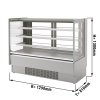Witryna na ciasto - 1290 mm - z oświetleniem LED & 3 półkami