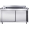 Szafka ze zlewem do mycia garnków  - 1400x600mm -  z 1 zlewem