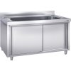 Szafka ze zlewem do mycia garnków  - 1400x600mm -  z 1 zlewem