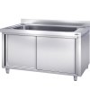 Szafka ze zlewem do mycia garnków  - 2000x600mm -  z 1 zlewem