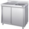 Szafka pod zlewozmywak PREMIUM - 1200x600 mm - z 1 zlewem po prawej stronie