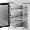 Stół chłodniczy do pizzy ECO - 2000x800mm - z 3 drzwiami - włącznie z witryną chłodniczą nadstawną - 10x GN 1/4