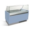 Lada na lody - Liam - 1560 mm - z oświetleniem LED - na 13 + 13 pojemników - jasnoniebieska