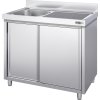 Szafka pod zlewozmywak PREMIUM - 1400x700 mm - z 1 zlewem po lewej stronie