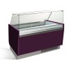 Lada na lody - Liam - 1560 mm - z oświetleniem LED - na 13 + 13 pojemników - fioletowa