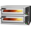 Elektryczny piec do pizzy - 4+4x 24cm - Manualny