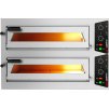 Elektryczny piec do pizzy - 4+4x 24cm - Manualny