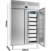 Chłodziarka do ryb PREMIUM PLUS - EN 60x40- 1240 litrów - z 2 drzwiami
