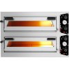Elektryczny piec do pizzy - 4+4x 30cm - Manualny