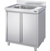 Szafka pod zlewozmywak PREMIUM - 800x600 mm - z 1 zlewem