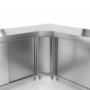 Szafka robocza PREMIUM ze stali nierdzewnej - 1600x600 mm - z 3 szufladami po lewej stronie bez panelu tylnego