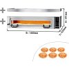 Elektryczny piec do pizzy Power - 6x 34cm - Cyfrowy - włącznie z okapem