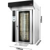Obrotowy elektryczny piec piekarniczy na gorące powietrze - Touch - 12-15 x EN 60x40 - z systemem mycia