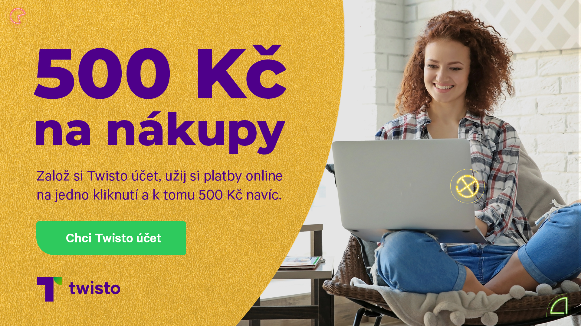 500 Kč na nákupy s Twistem