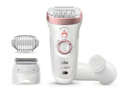 Braun Silk-epil 9 9-855 SensoSmart  bezšňůrový epilátor Wet & Dry se 3 doplňky