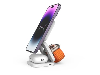Cubenest E310 3v1 s MagSafe  bezdrátová magnetická nabíječka