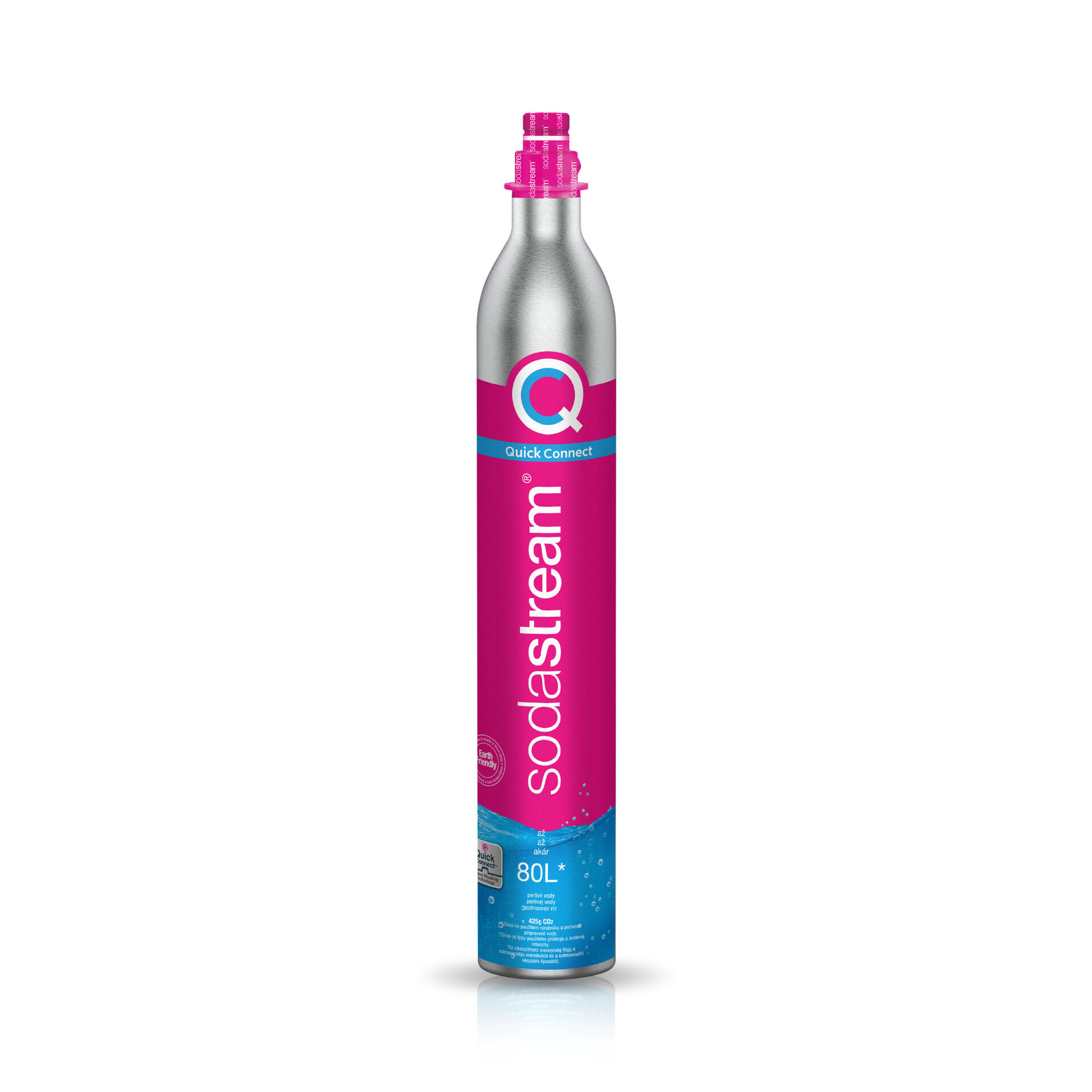 Sodastream bombička + CO2 425 g uchycení: Quick Connect (nacvakávací)