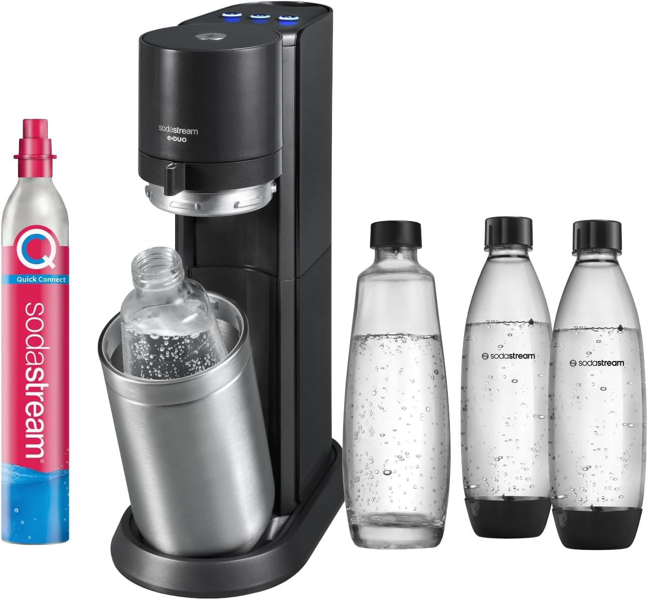 Sodastream E-DUO Black Promopack