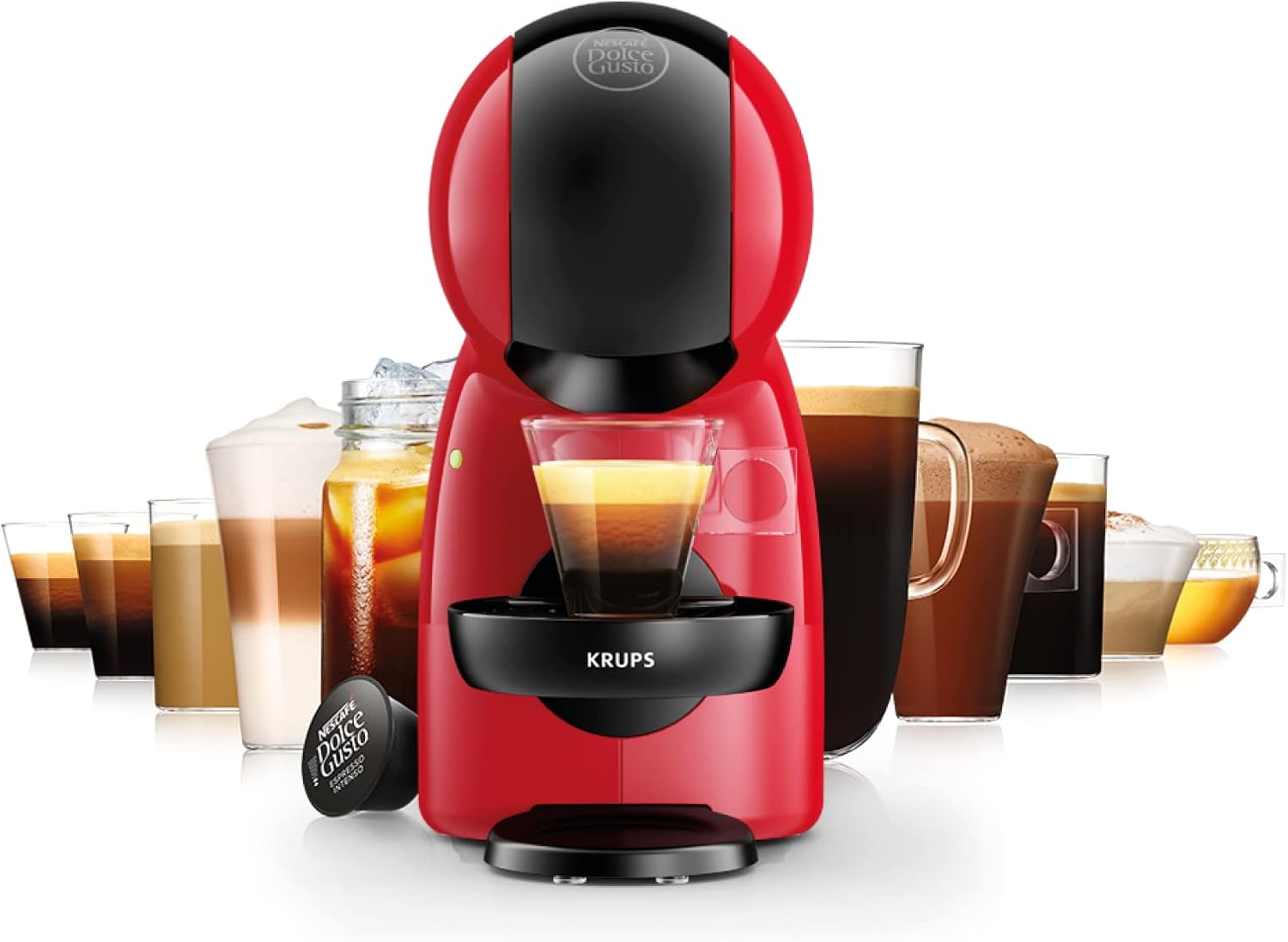 Krups Nescafé Dolce Gusto Piccollo XS Barva: Black / Cherry Red