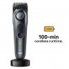 pdp mpg beard trimmer 7 100min battery slate grey