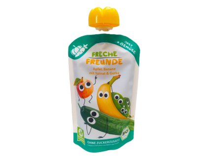 Freche Freunde Apfel, Banane, Spinat, Gurke