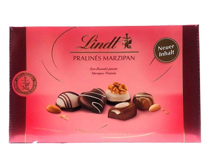 Lindt Pralinés Marzipan 125g ( červená)