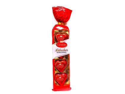 Lübecker Edelmarzipan ,,Valentýn srdce 4ks 50g