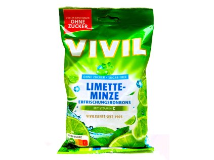 Vivil Limette Minze Bonbons 33ks 120g