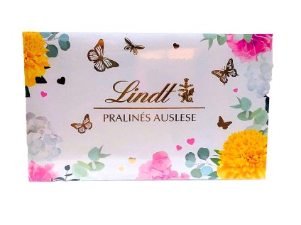 Lindt Pralinés Auslese 12 pralinek 7 druhů 125g ( bílá s motýli)