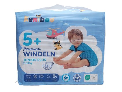 Kuniboo plenky 5+ 11 18kg 34ks