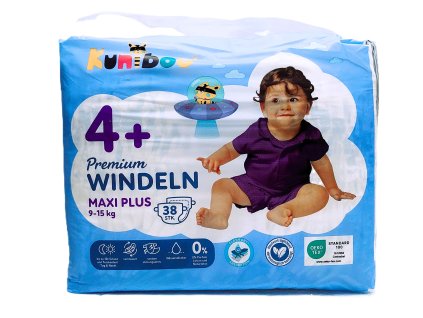 Kuniboo plenky 4+ 9 15kg 38ks