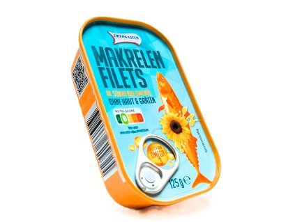 Dreimaster Makrelenfilets in Sonnenblumenöl 125g