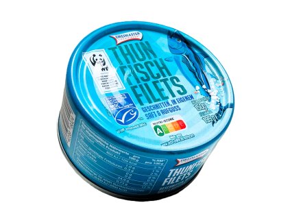 Dreimaster Thunfisch Filets tuňák ve vlastní šťávě 195g